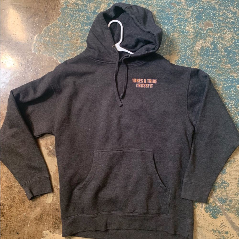 Men's Dark Gray Pullover Hoodie